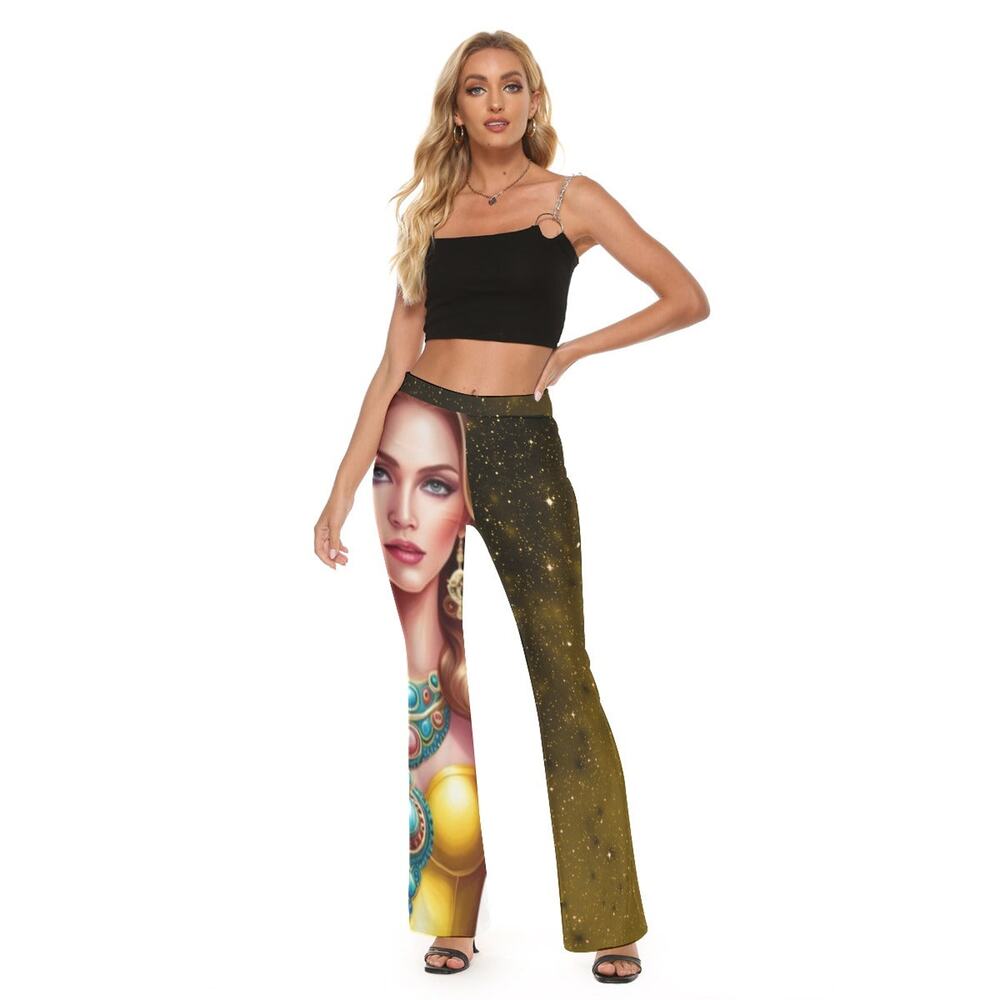 Kokorepublic   Print Women's Skinny Flare Pants